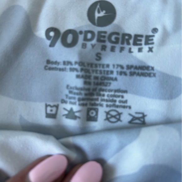 90 Degrees by Reflex | White Camo Shorts - Picture 2 of 4